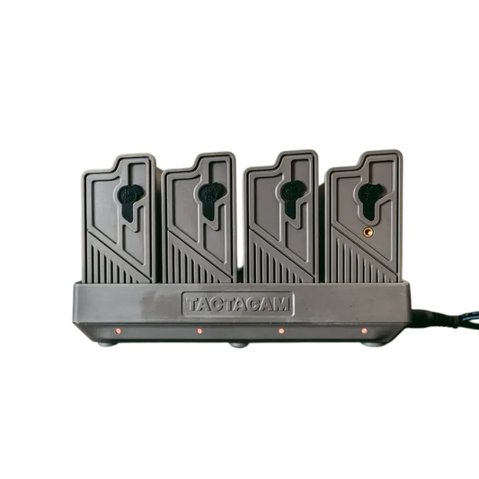 Tactacam Reveal RV-CHARGER1-4, Four Bay Charger with 4 Battery Packs