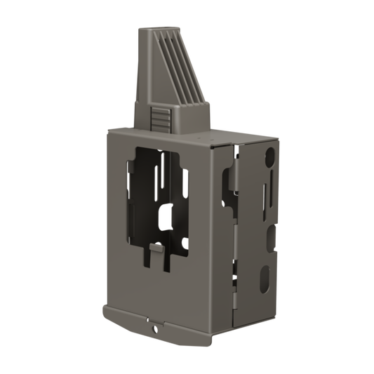 Tactacam RV-SB-V4 Lockable Security Box for Reveal Cameras, Left Angle