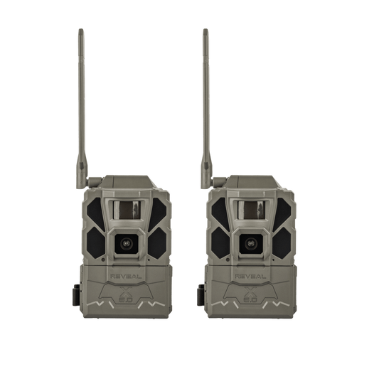 Tactacam Reveal X 3.0 Cellular Trail Camera Low-Glow 1080P Video 2-Pack