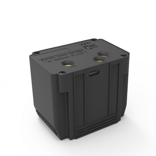 Tactacam Defend DFB-BTY01 Lithium Cartridge Battery Pack, 5,200 mAh, Top View