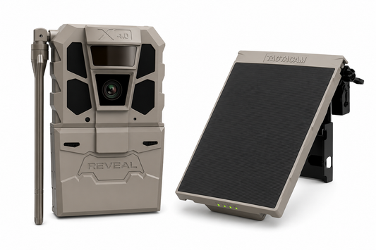 Tactacam Reveal 4.0 Cell Camera, R5 Solar Panel, 5K Battery Pack Bundle