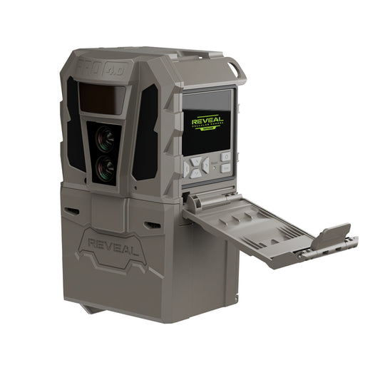 Tactacam Reveal X Pro 4.0 Cellular Trail Camera, Side LCD Screen