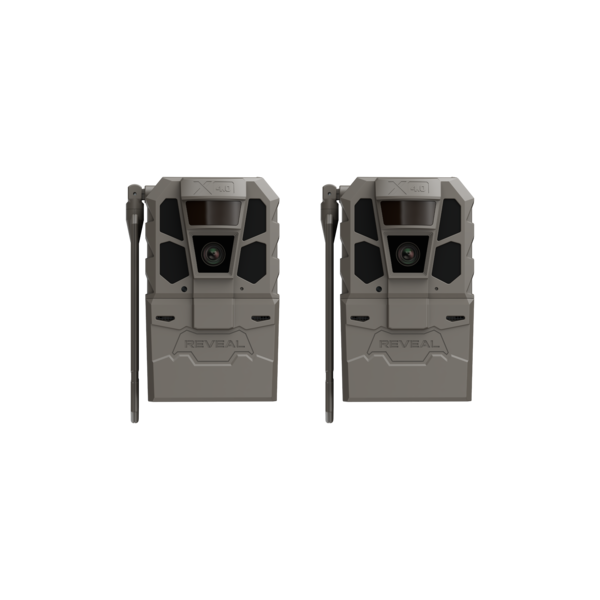 Tactacam Reveal X Gen 4.0 Cellular Trail Camera, Low-Glow (2-Pack)