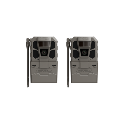 Tactacam Reveal X Gen 4.0 Cellular Trail Camera, Low-Glow (2-Pack)