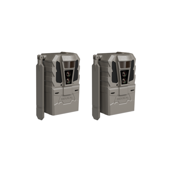 Tactacam Reveal X Pro 4.0 Cellular Trail Camera, (2-Pack), Left Side