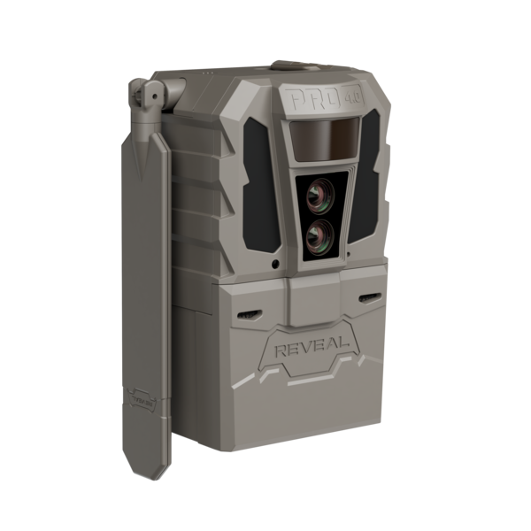 Tactacam Reveal X Pro 4.0 Cellular Trail Camera, Left Angle
