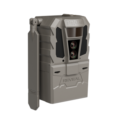 Tactacam Reveal X Pro 4.0 Cellular Trail Camera, Left Angle