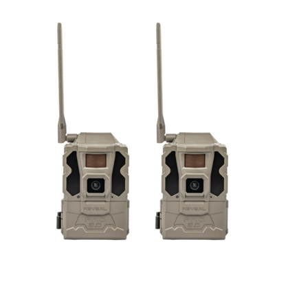 Tactacam Reveal Pro 3.0 Cellular Trail Camera No-Glow 1080P Video 2-Pack