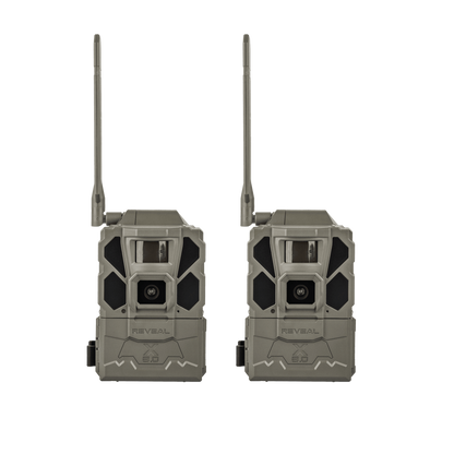 Tactacam Reveal X 3.0 Cellular Trail Camera Low-Glow 1080P Video 2-Pack